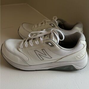 New Balance White Athletic Shoes
